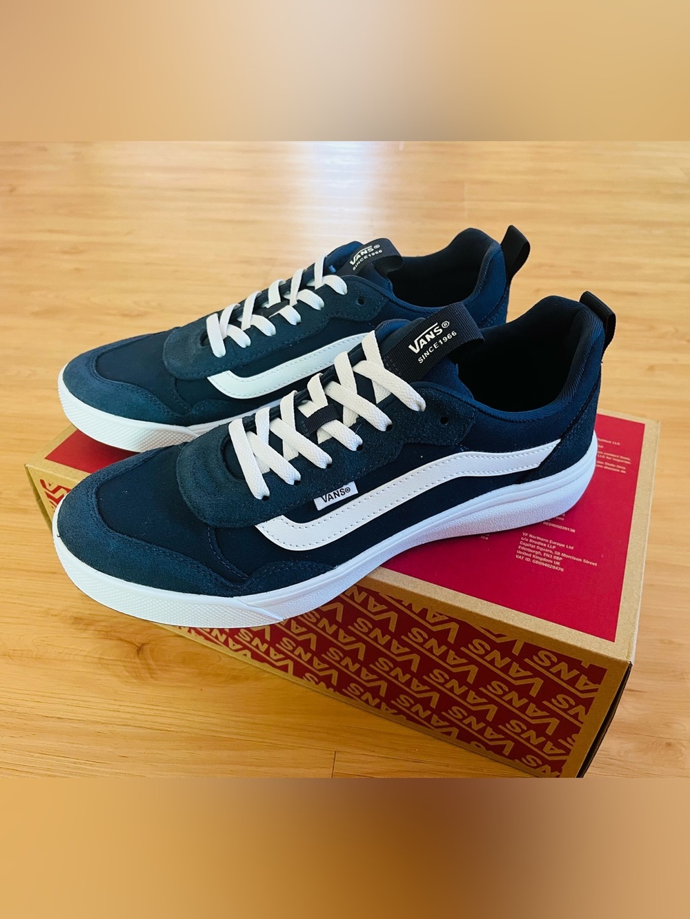 Vans Range Exp Suede Canvas Navy Mens 11.0 US